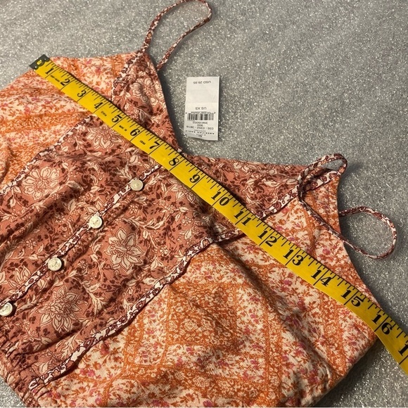 New American Eagle Floral Crop Tank Top XS New NWT New with Tags - Picture 11 of 13